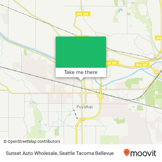 Sunset Auto Wholesale map