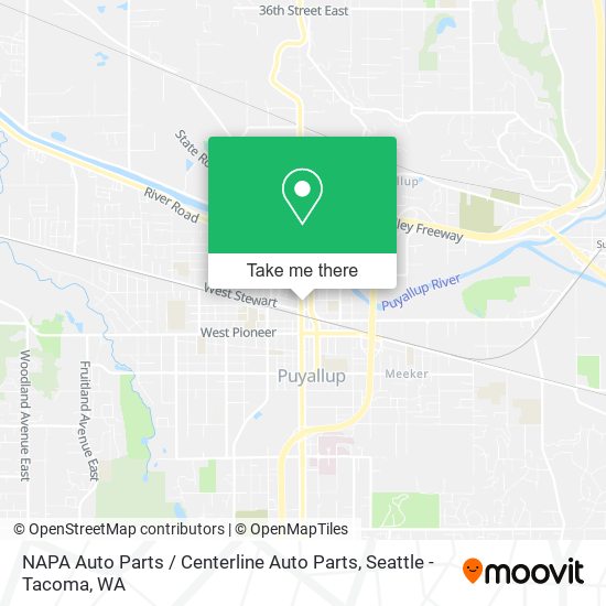 Mapa de NAPA Auto Parts / Centerline Auto Parts