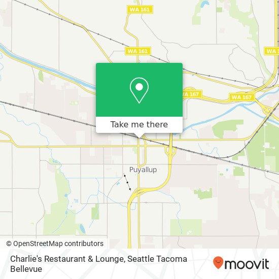 Mapa de Charlie's Restaurant & Lounge