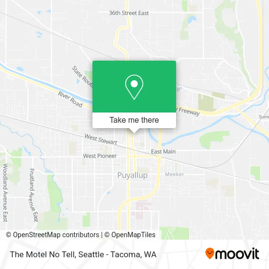 Mapa de The Motel No Tell