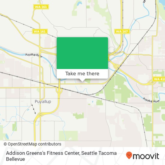 Addison Greens's Fitness Center map