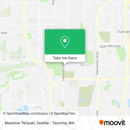Meadow Teriyaki map