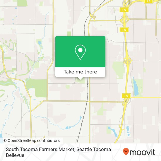 South Tacoma Farmers Market map