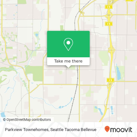 Mapa de Parkview Townehomes