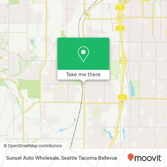 Sunset Auto Wholesale map