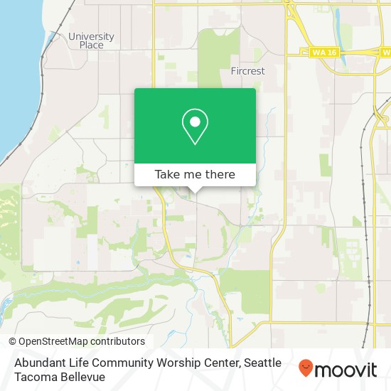 Mapa de Abundant Life Community Worship Center
