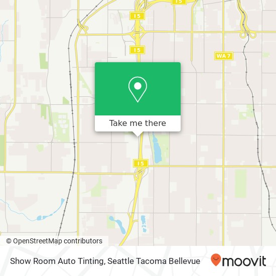 Mapa de Show Room Auto Tinting