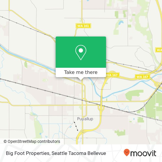 Big Foot Properties map