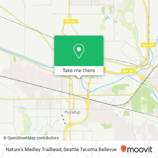 Nature's Medley Trailhead map