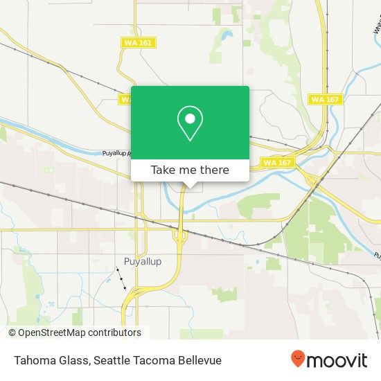 Tahoma Glass map