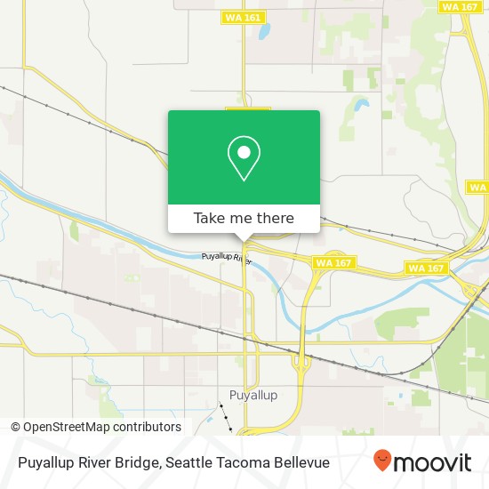 Puyallup River Bridge map