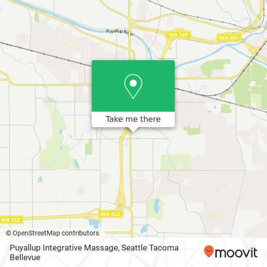 Puyallup Integrative Massage map