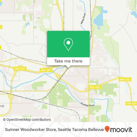 Mapa de Sumner Woodworker Store