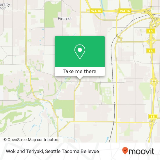 Wok and Teriyaki map