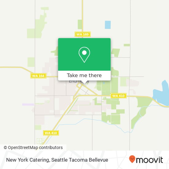 New York Catering map