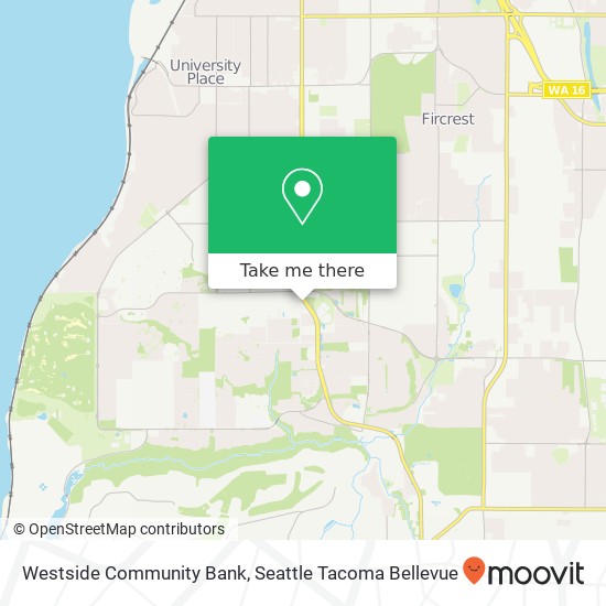 Westside Community Bank map