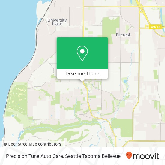 Precision Tune Auto Care map