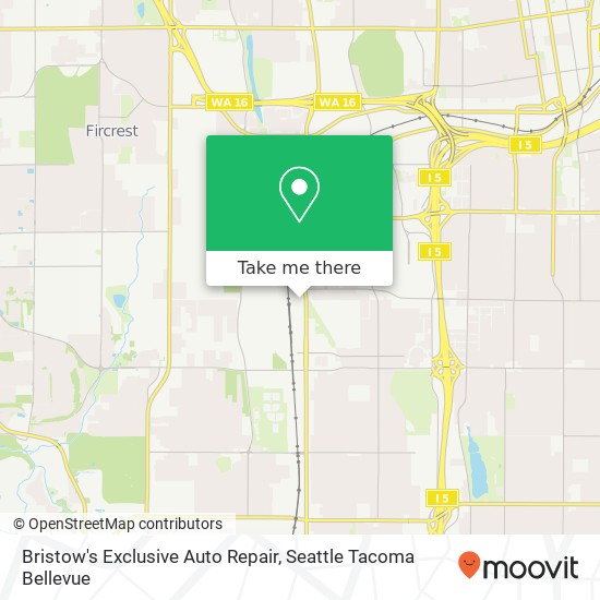 Bristow's Exclusive Auto Repair map