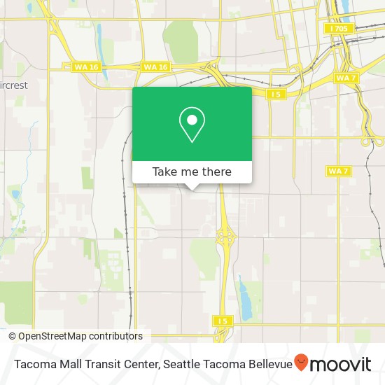 Mapa de Tacoma Mall Transit Center