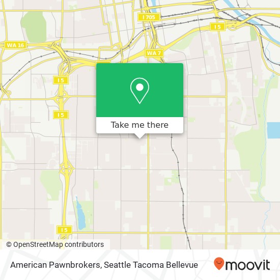 American Pawnbrokers map