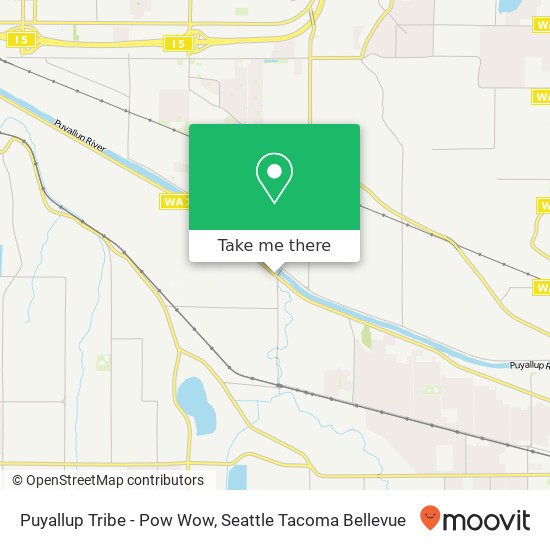 Puyallup Tribe - Pow Wow map