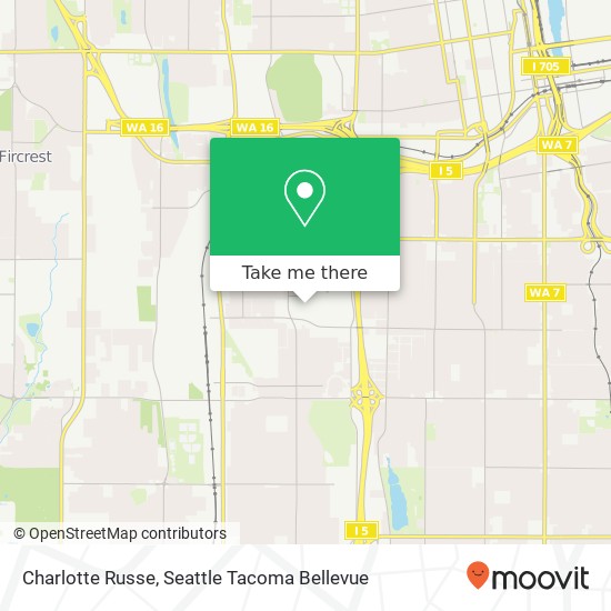 Charlotte Russe map