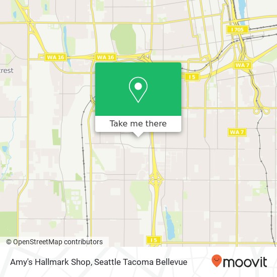 Mapa de Amy's Hallmark Shop