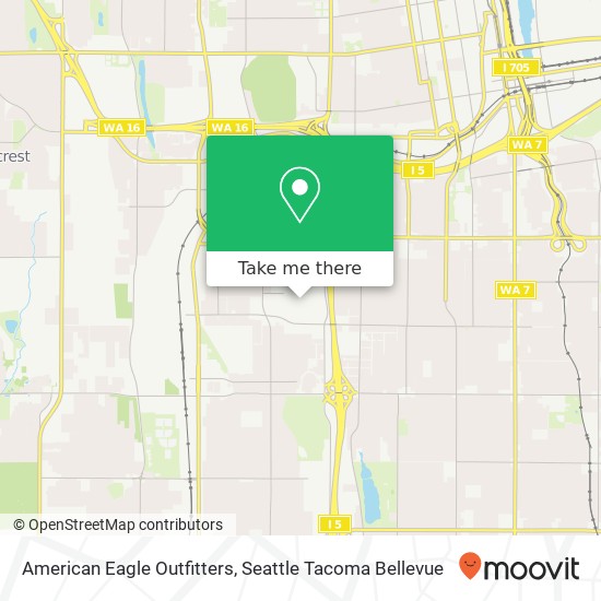 American Eagle Outfitters map