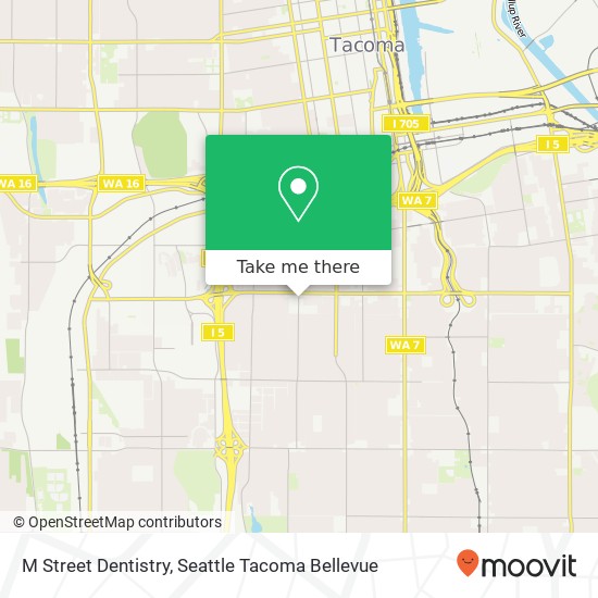 Mapa de M Street Dentistry