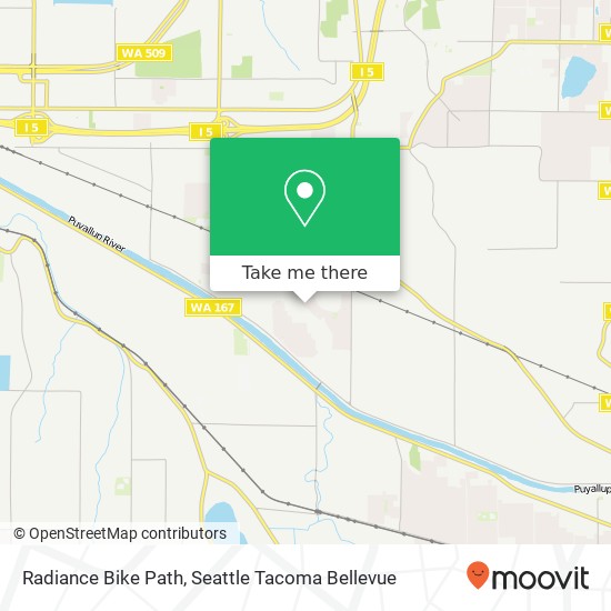 Radiance Bike Path map