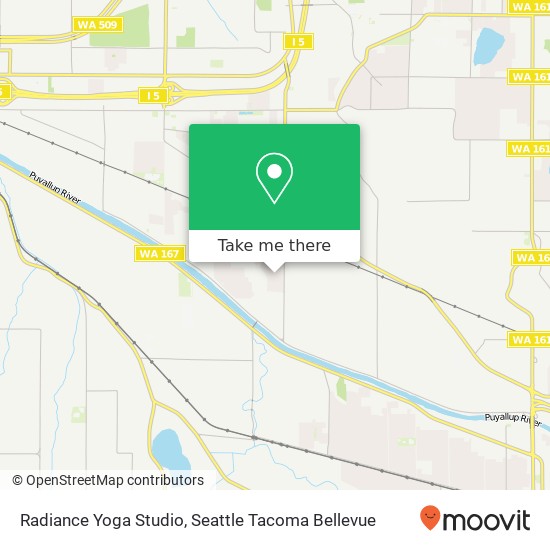 Mapa de Radiance Yoga Studio