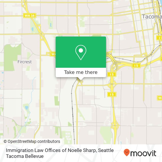 Mapa de Immigration Law Offices of Noelle Sharp