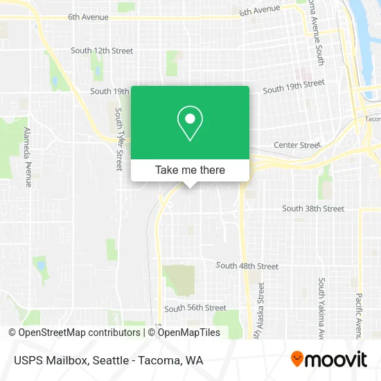 Mapa de USPS Mailbox