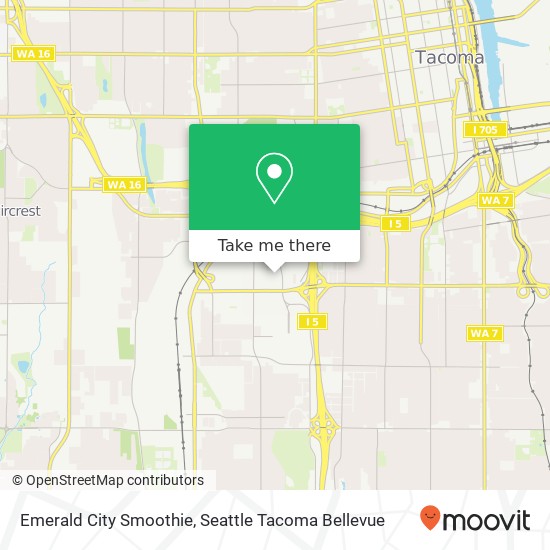 Emerald City Smoothie map