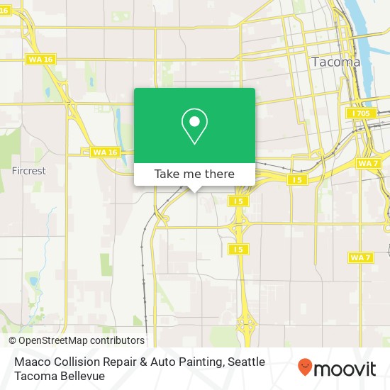 Mapa de Maaco Collision Repair & Auto Painting