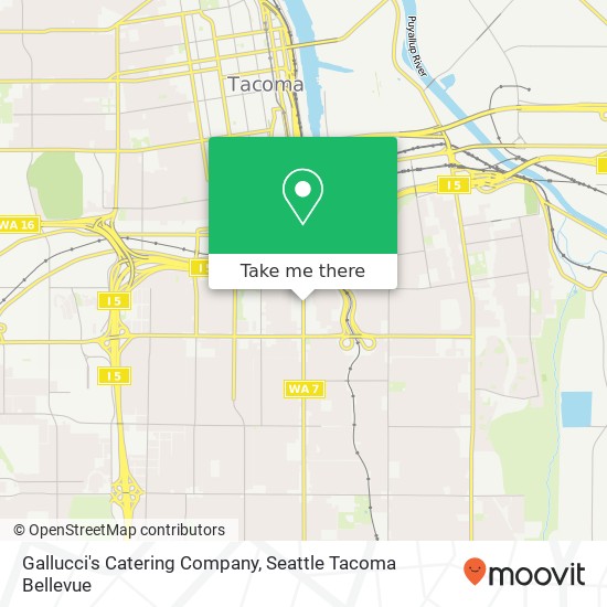 Gallucci's Catering Company map