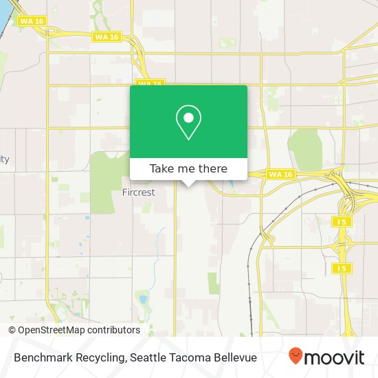 Benchmark Recycling map