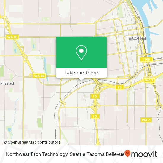 Northwest Etch Technology map