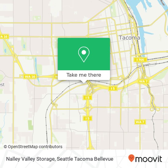 Nalley Valley Storage map