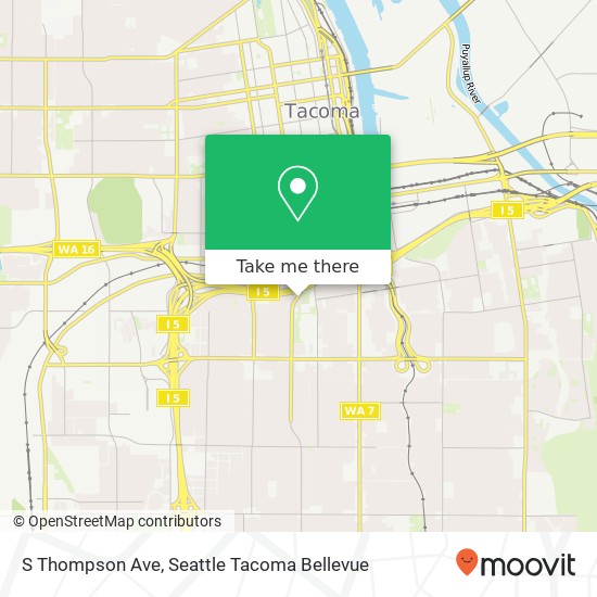 Mapa de S Thompson Ave