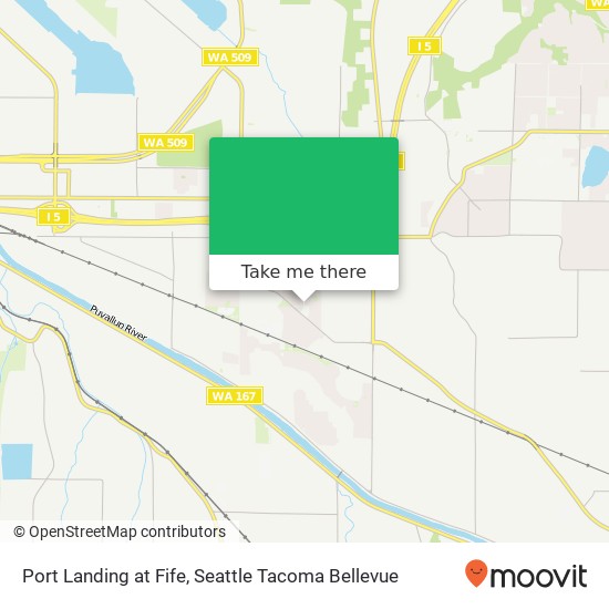 Port Landing at Fife map