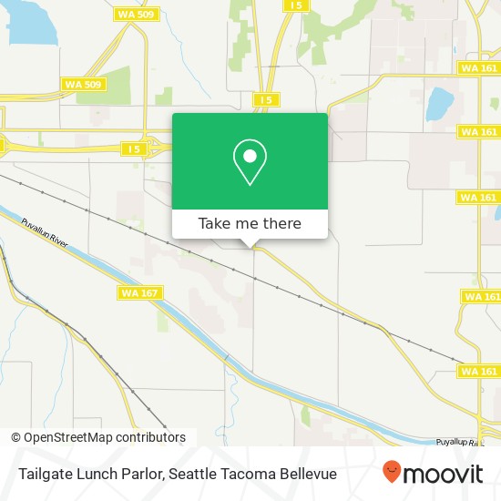 Mapa de Tailgate Lunch Parlor