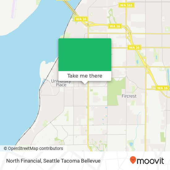 Mapa de North Financial