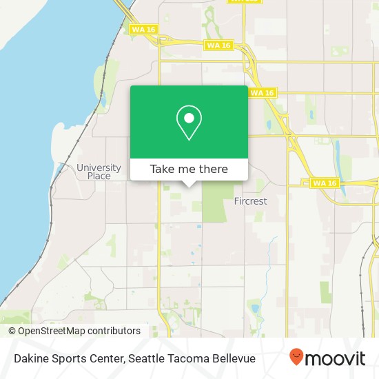 Mapa de Dakine Sports Center