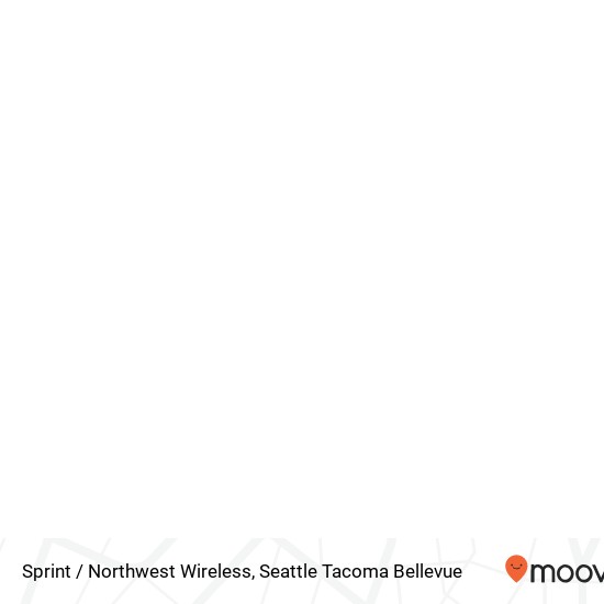 Mapa de Sprint / Northwest Wireless