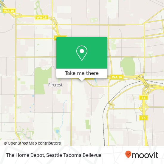 Mapa de The Home Depot