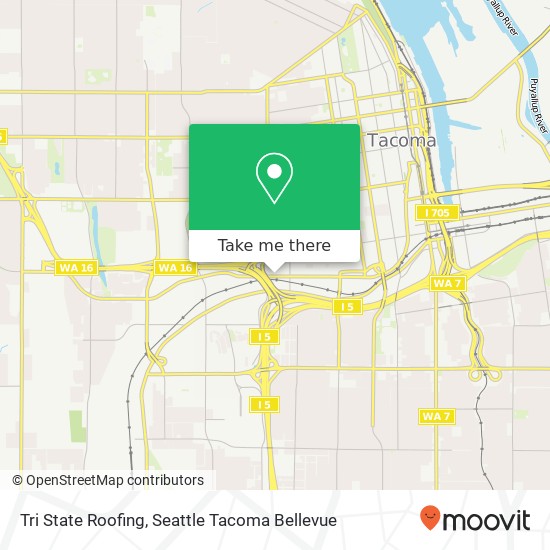 Tri State Roofing map