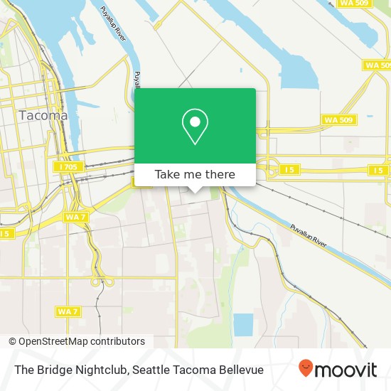 The Bridge Nightclub map