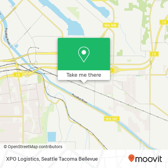 XPO Logistics map