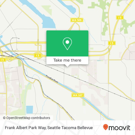 Mapa de Frank Albert Park Way